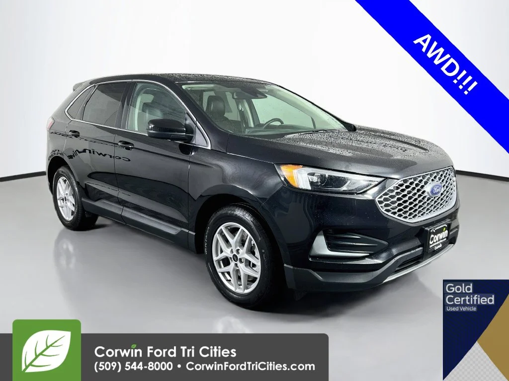 Certified Used 2024 Black Metallic Ford SEL image 1
