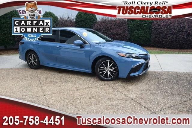 Used 2023 Blue Toyota SE image 1