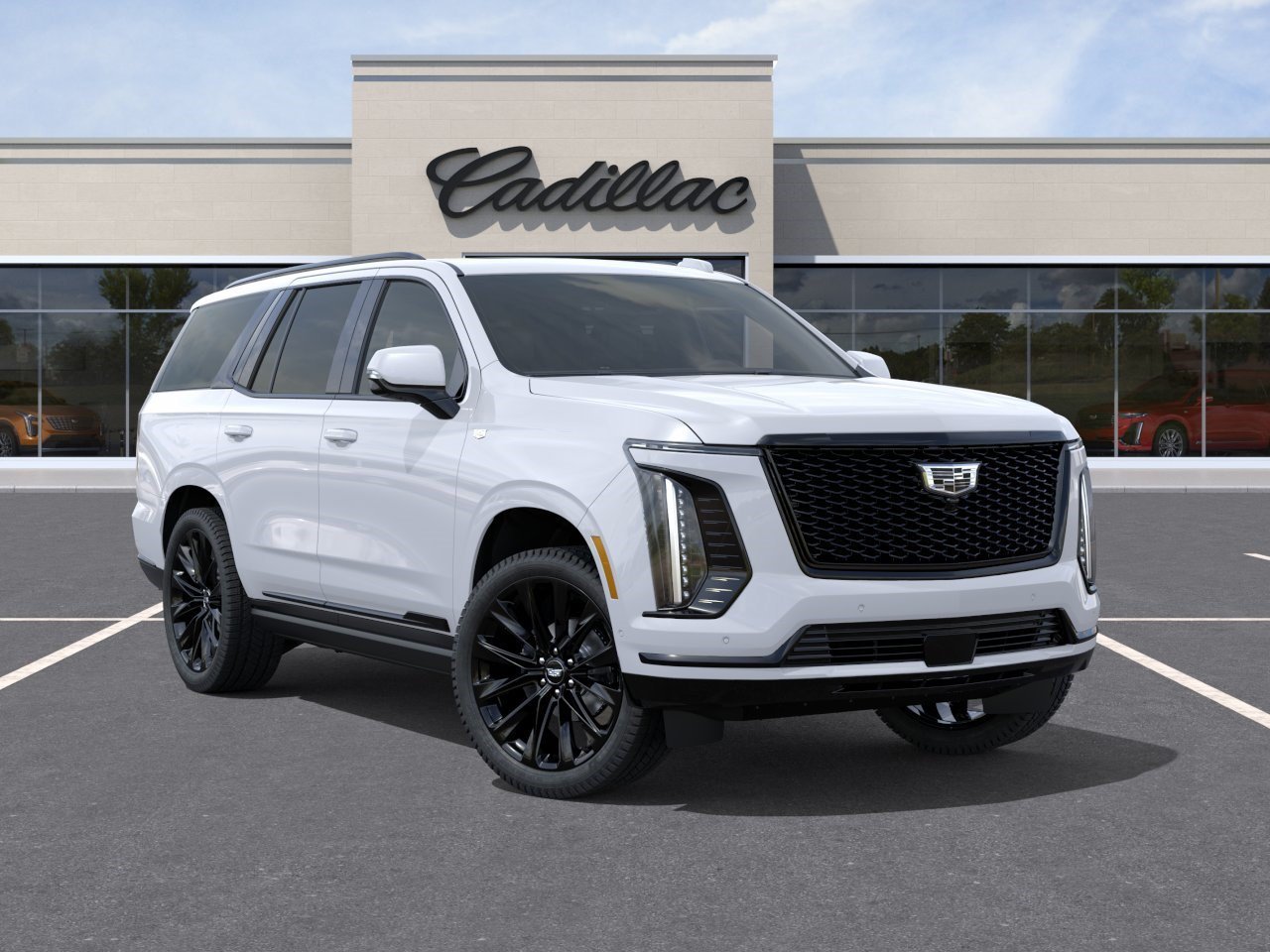 New 2026 Vibrant White Tricoat Cadillac Platinum Sport image 7