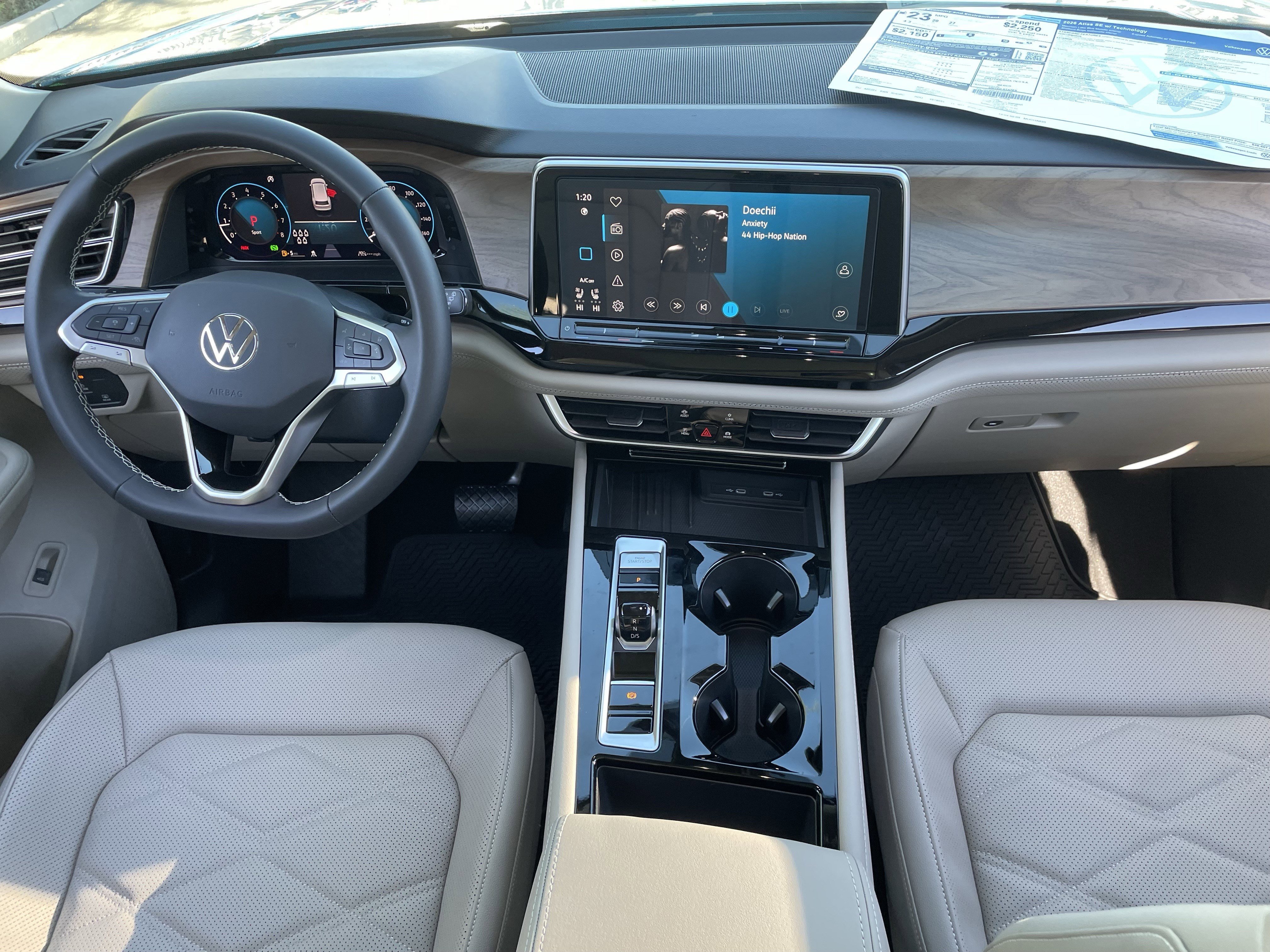 New 2026 Mountain Lake Blue Metallic Volkswagen 2.0T SE w/Technology image 11