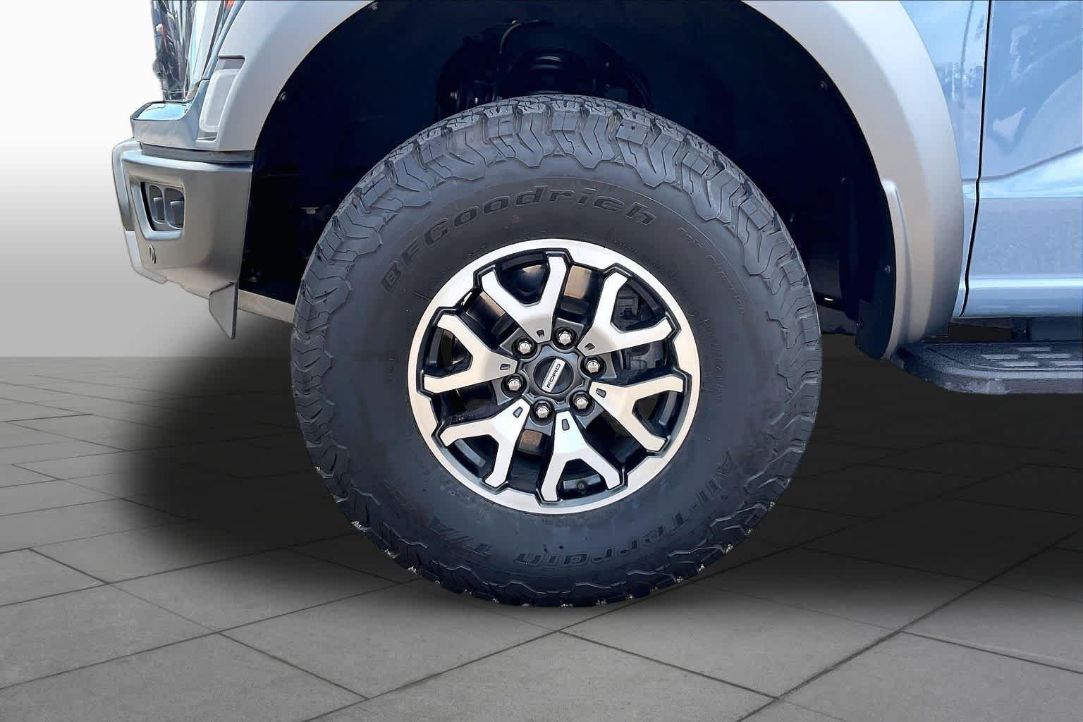 Used 2023 Azure Gray Metallic Tri-Coat Ford Raptor image 10
