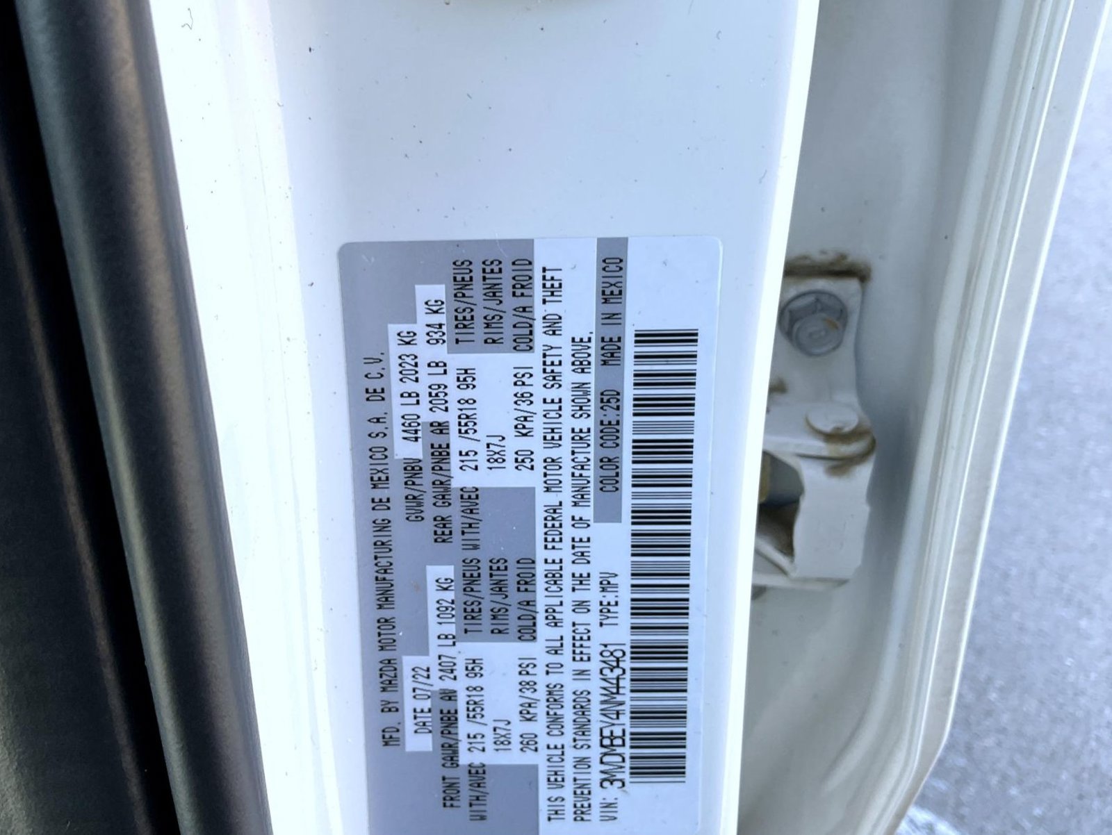 Used 2022 White Mazda 2.5 Turbo Premium Plus Package image 25