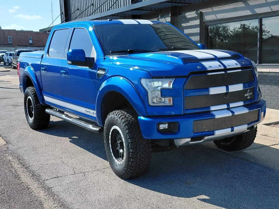 Used 2016 Blue Flame Metallic Ford Lariat image 3