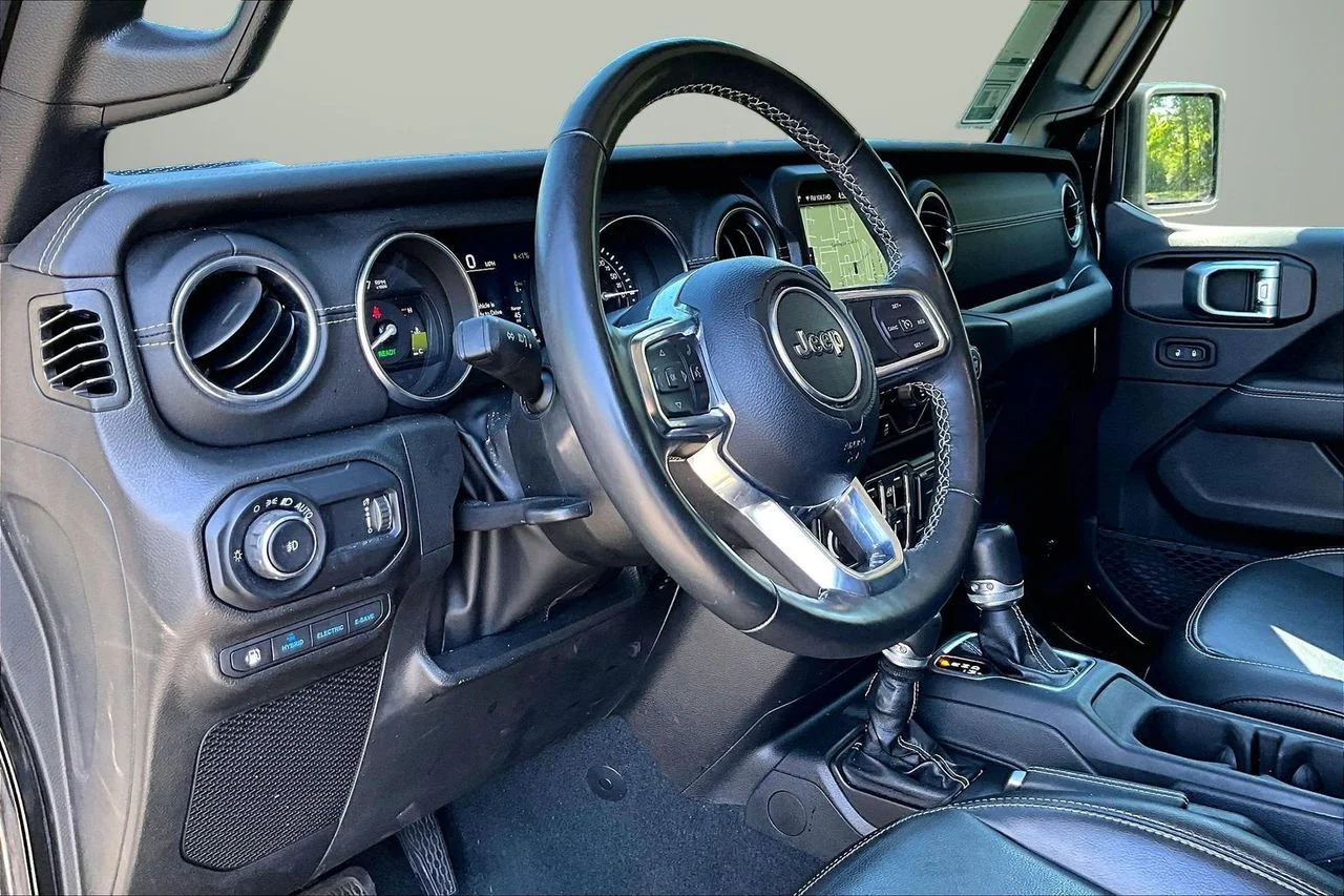 Certified Used 2023 Black Jeep Sahara 4xe image 19