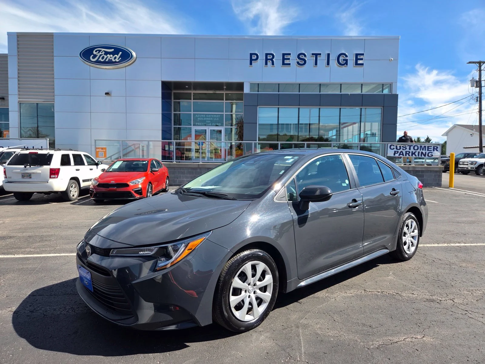 Used 2025 Black Toyota LE image 1