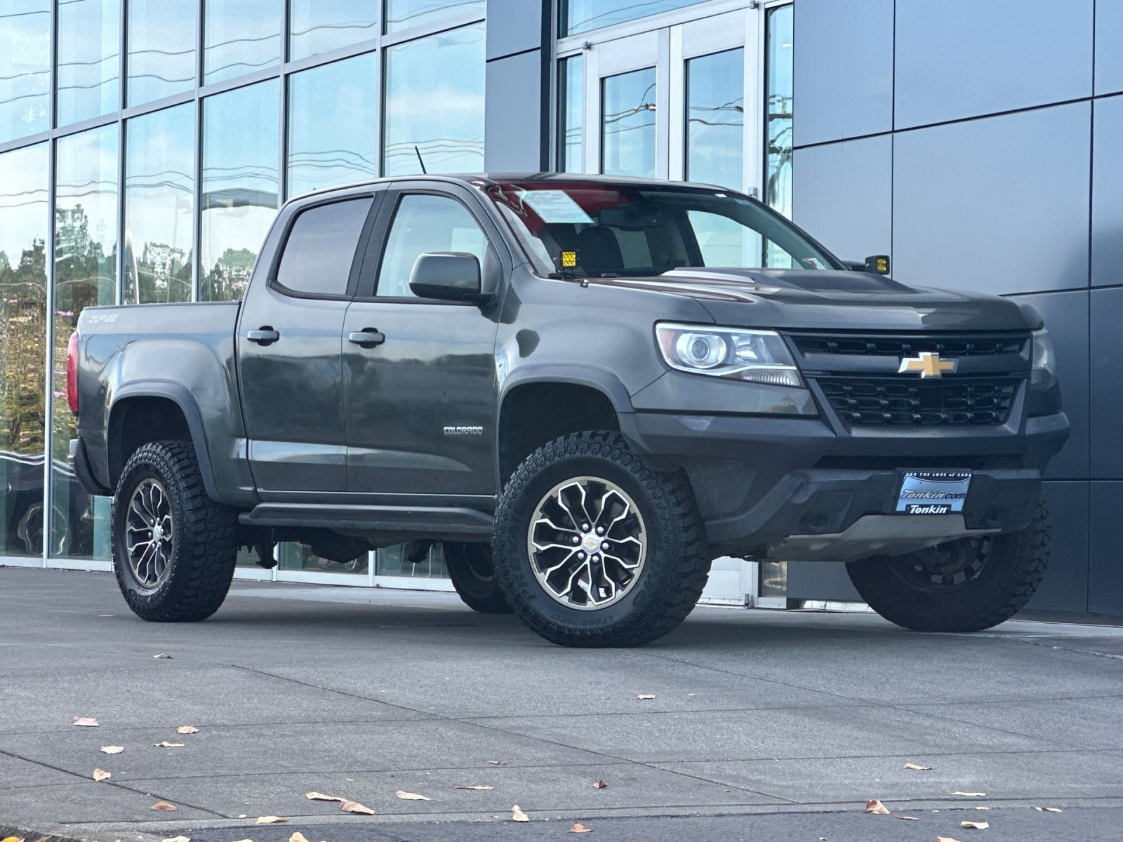 Used 2018 Deepwood Green Metallic Chevrolet ZR2 image 2