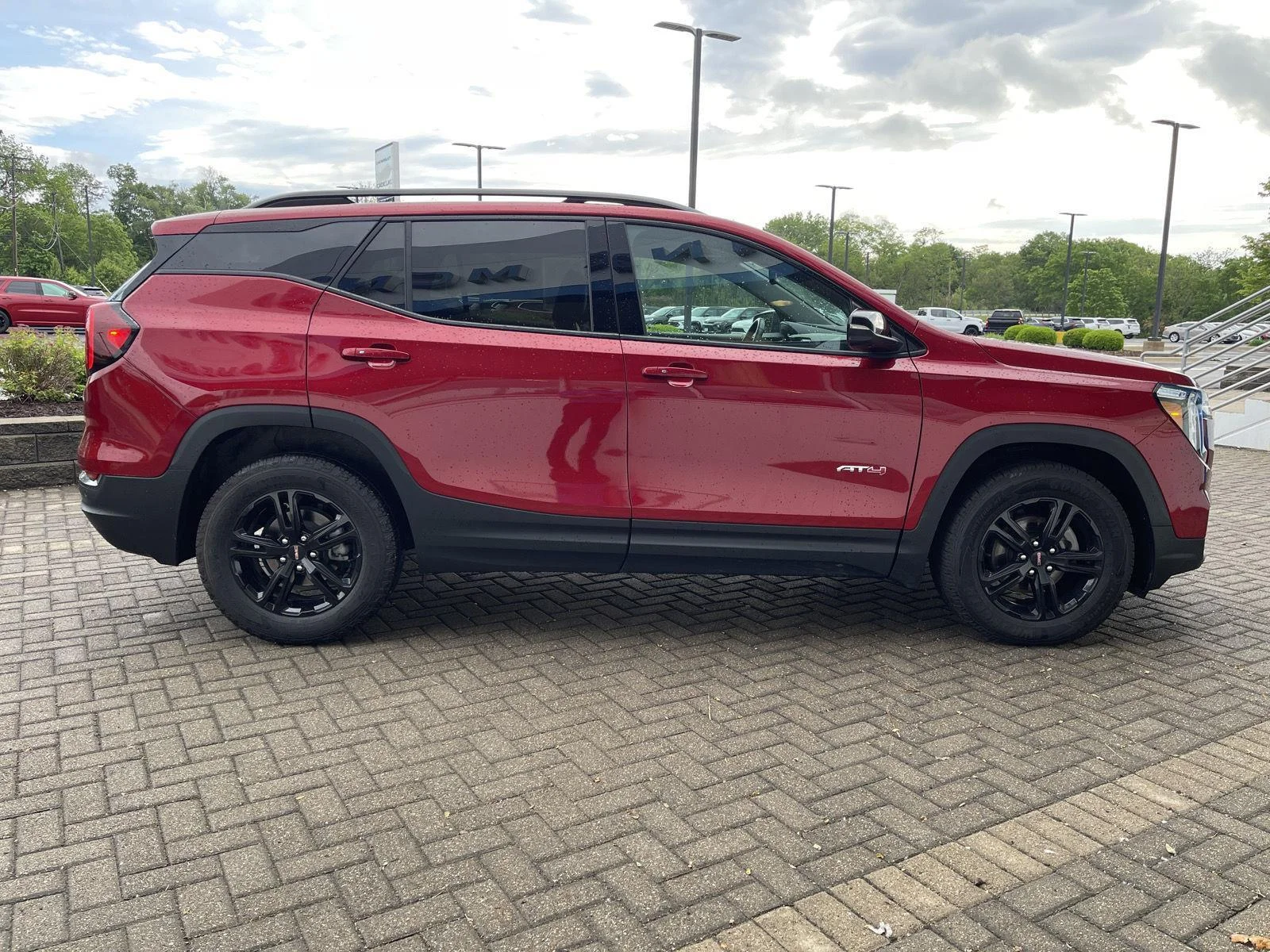Used 2024 Volcanic Red Tintcoat GMC AT4 image 6