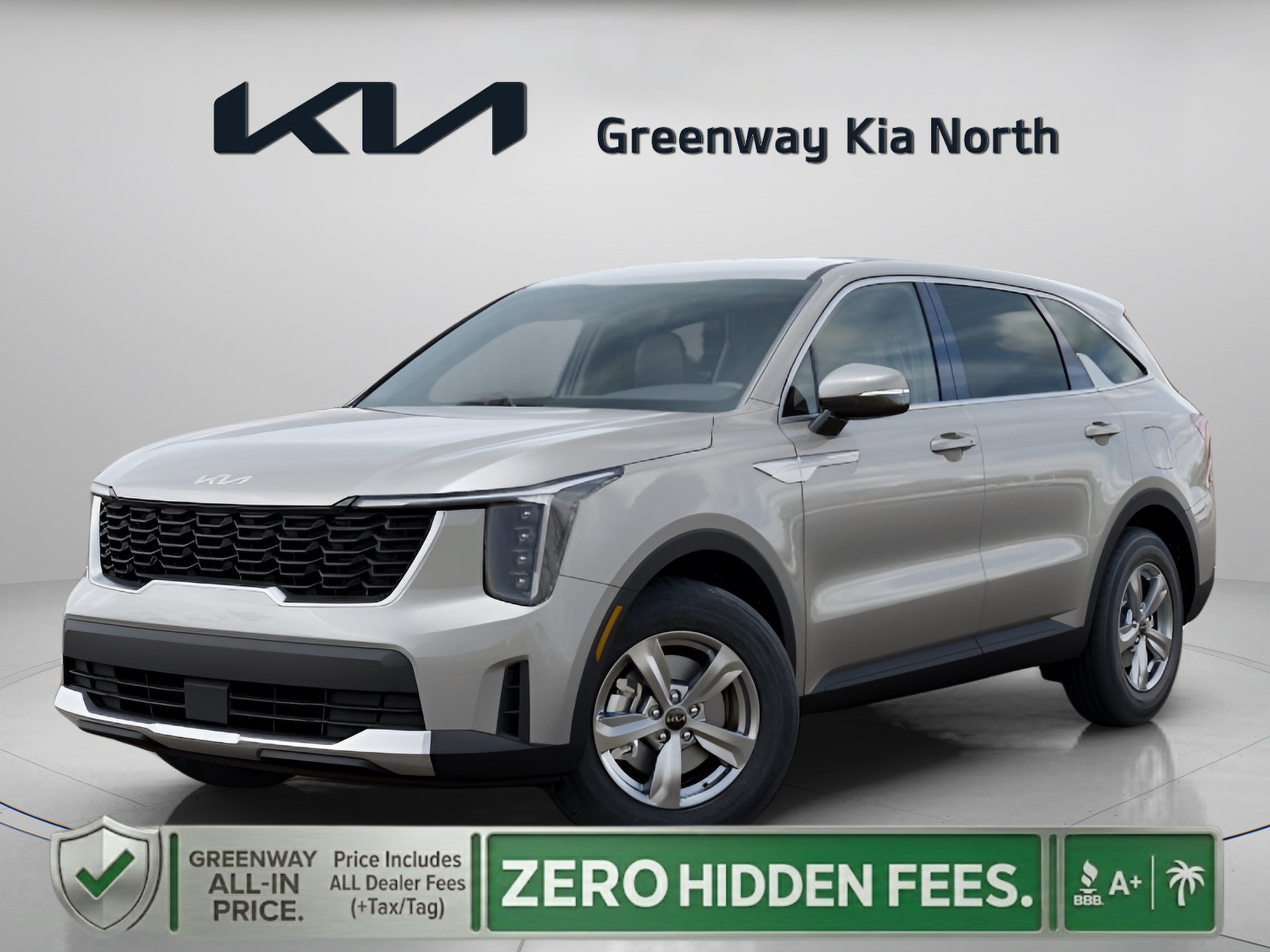 New 2026 Ivory Silver Kia LX image 3