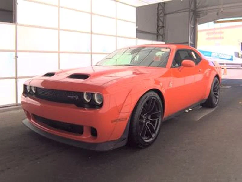 Used 2019 Orange Dodge SRT Hellcat Widebody image 1