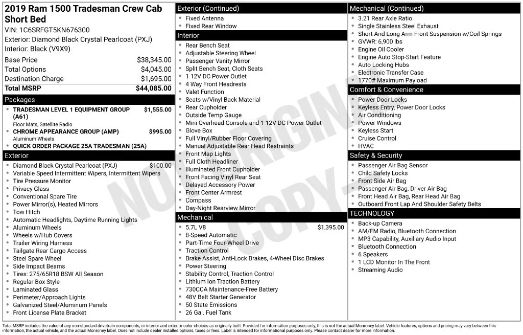 Used 2019 Black Ram Tradesman image 6