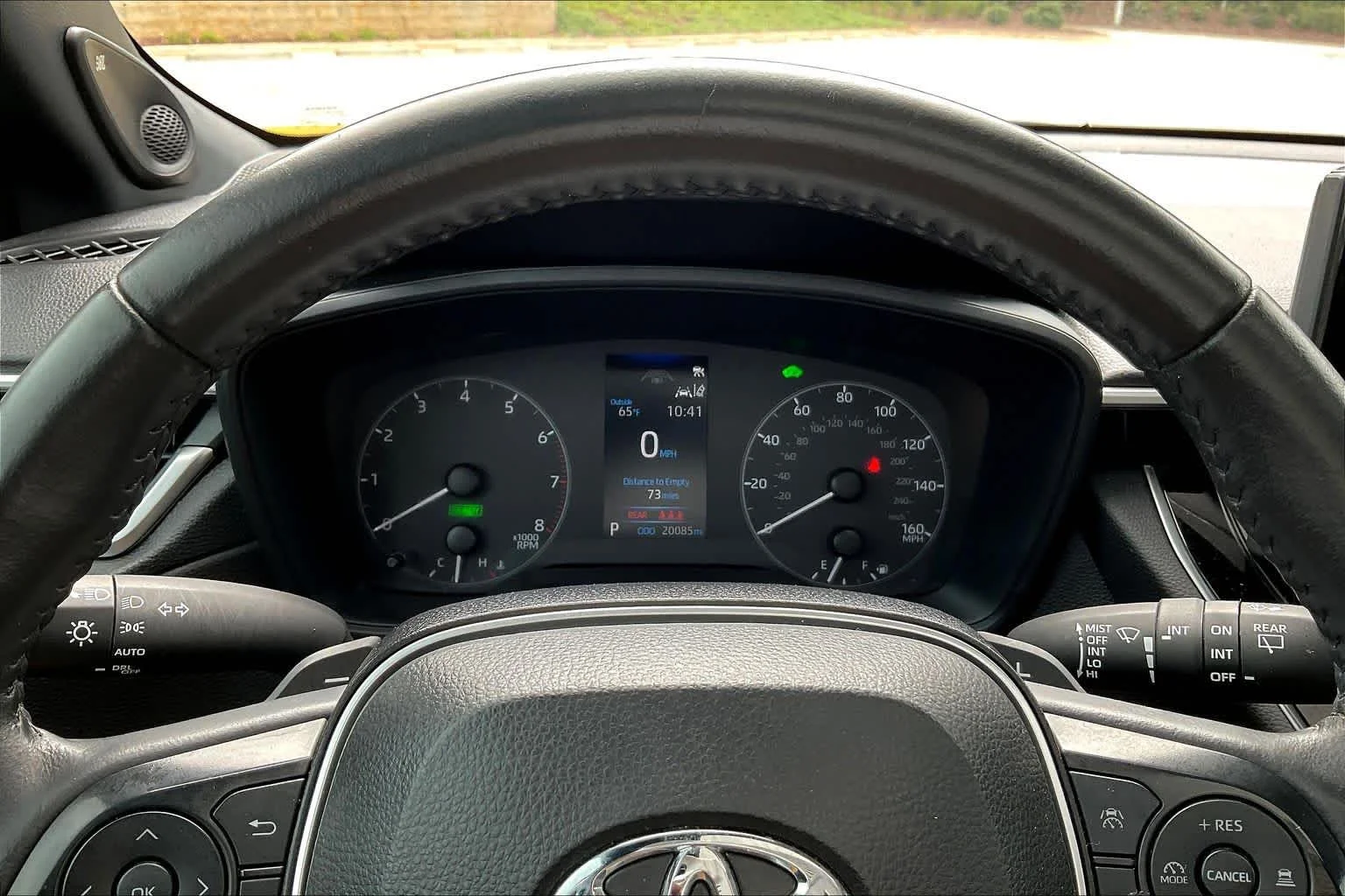 Used 2024 Acidic Blast/Jet Black Toyota Hybrid SE image 26