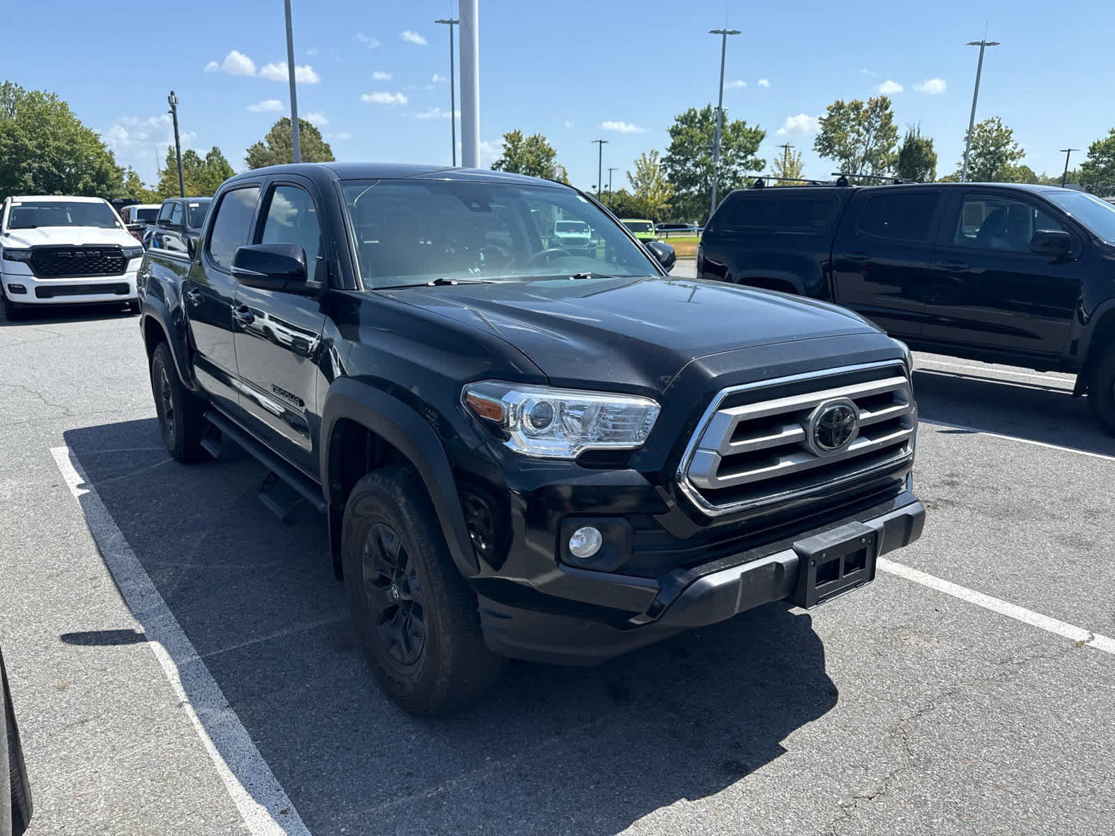Used 2021 Midnight Black Metallic Toyota SR5 image 2