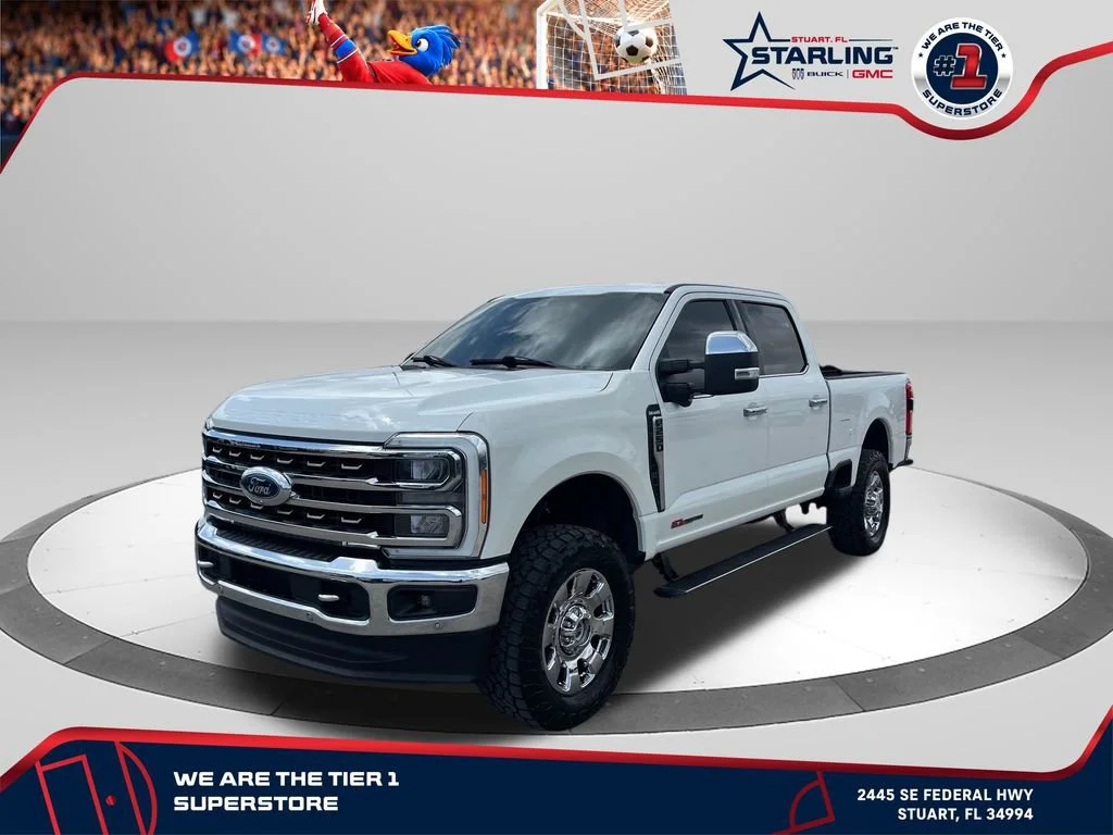 Used 2023 White Ford King Ranch image 1