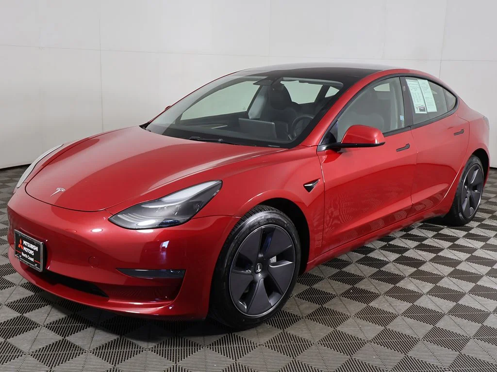 Used 2023 Red Tesla Base image 8