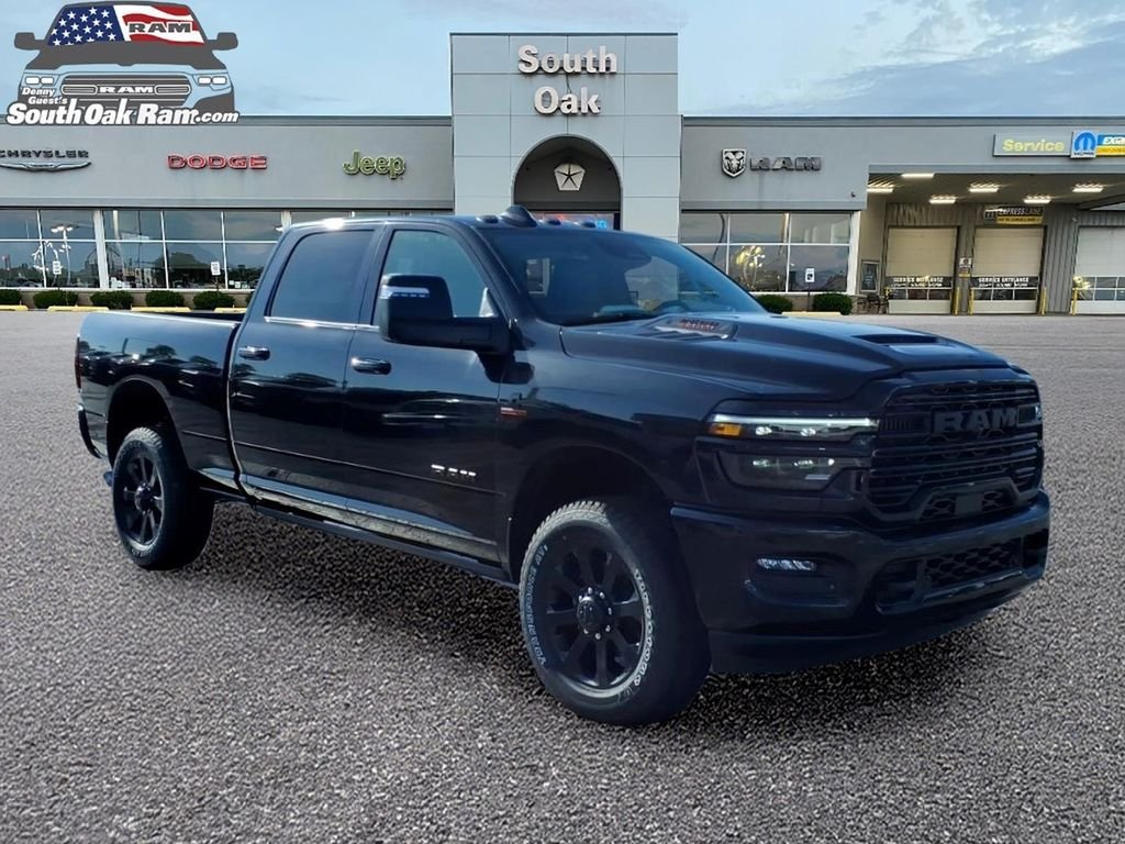 New 2026 Diamond Black Crystal Pearl-Coat Exterior Paint RAM Laramie image 1