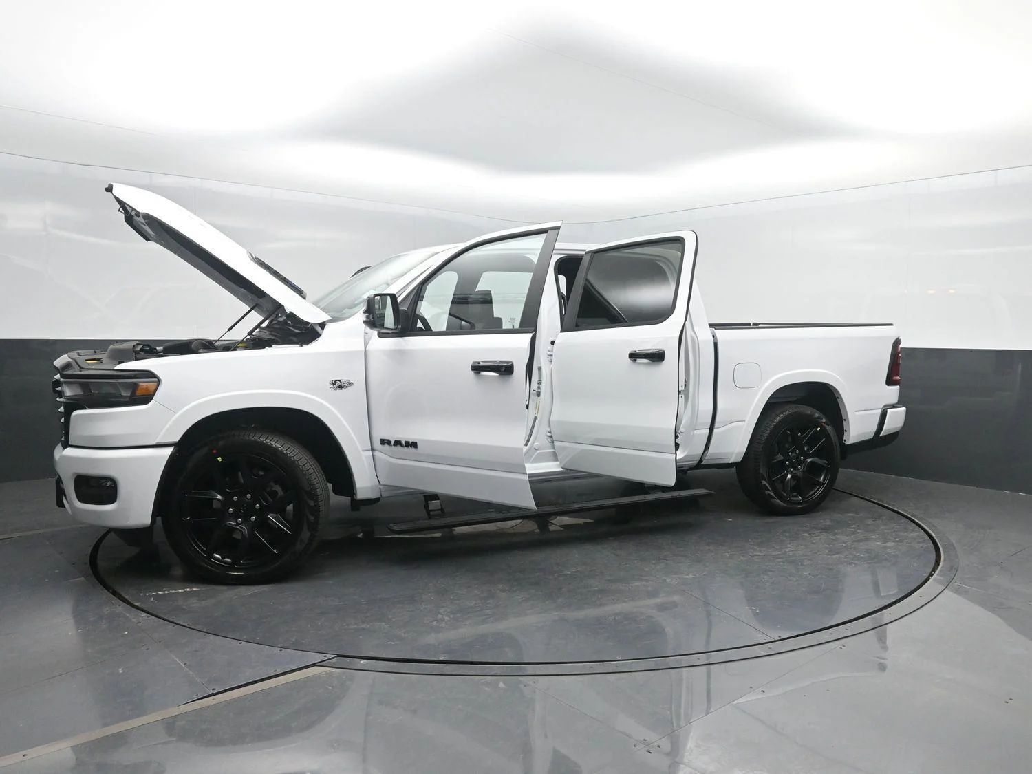 New 2026 Bright White Clear-Coat Exterior Paint RAM Laramie image 53