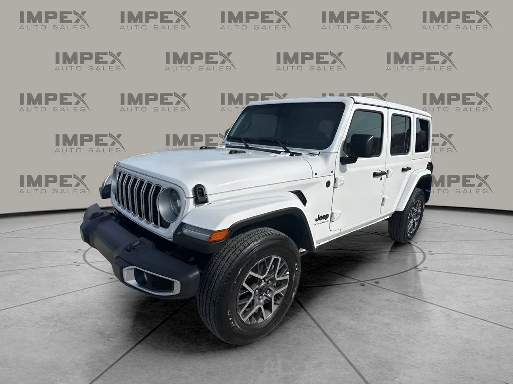 Used 2025 White Jeep Sahara image 1