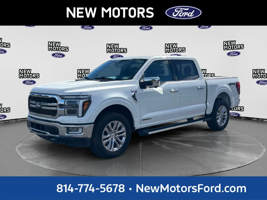Used 2024 White Metallic Ford Lariat image 1
