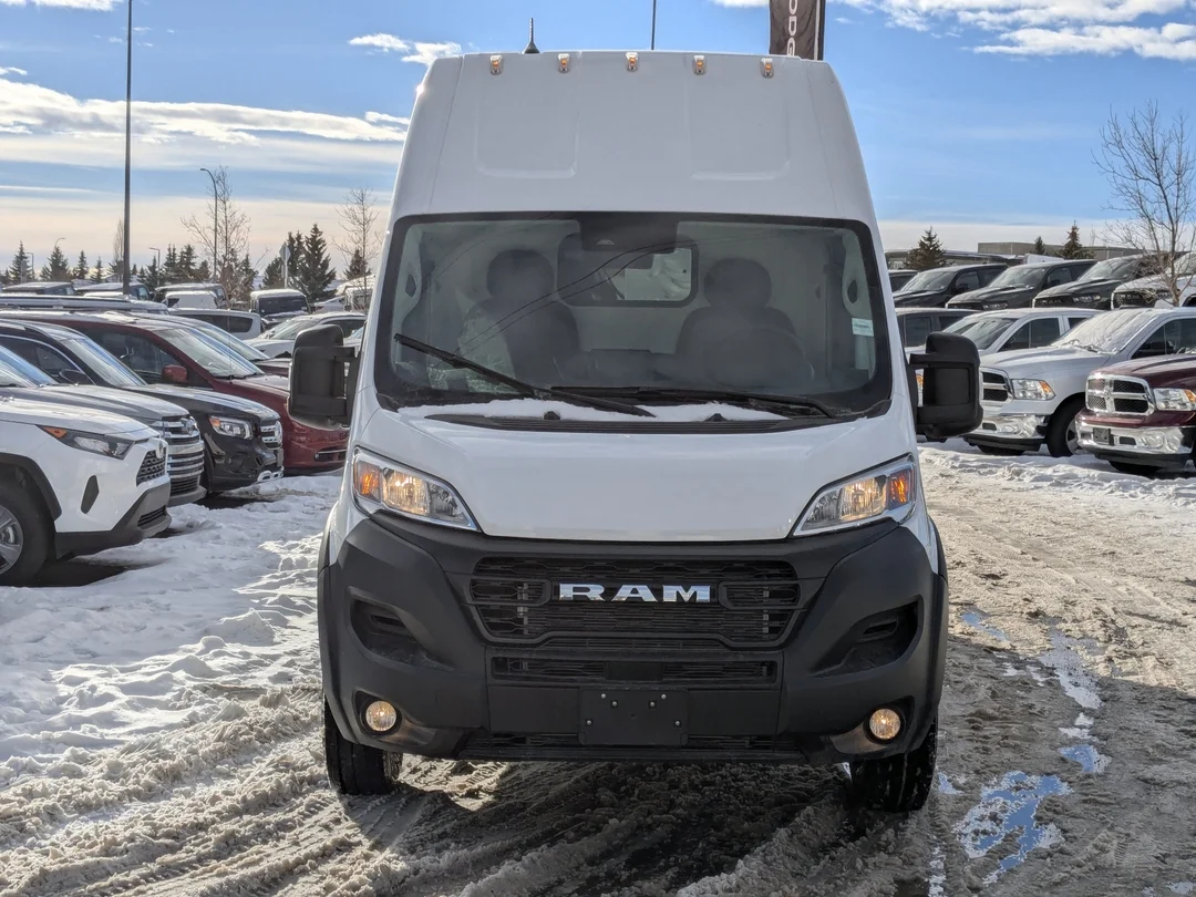 New 2026 White RAM Tradesman - - Super High Roof - Cargo Partition - Adaptive Cruise - Remote Start & More! image 3