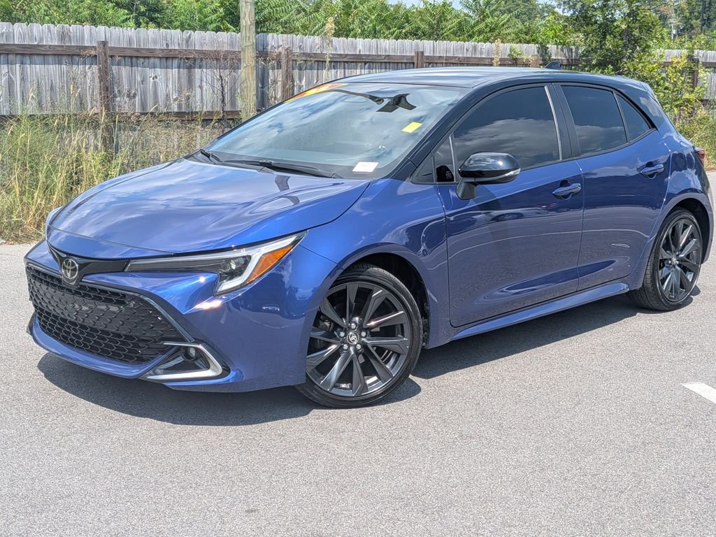 Used 2025 Blue Toyota XSE image 1
