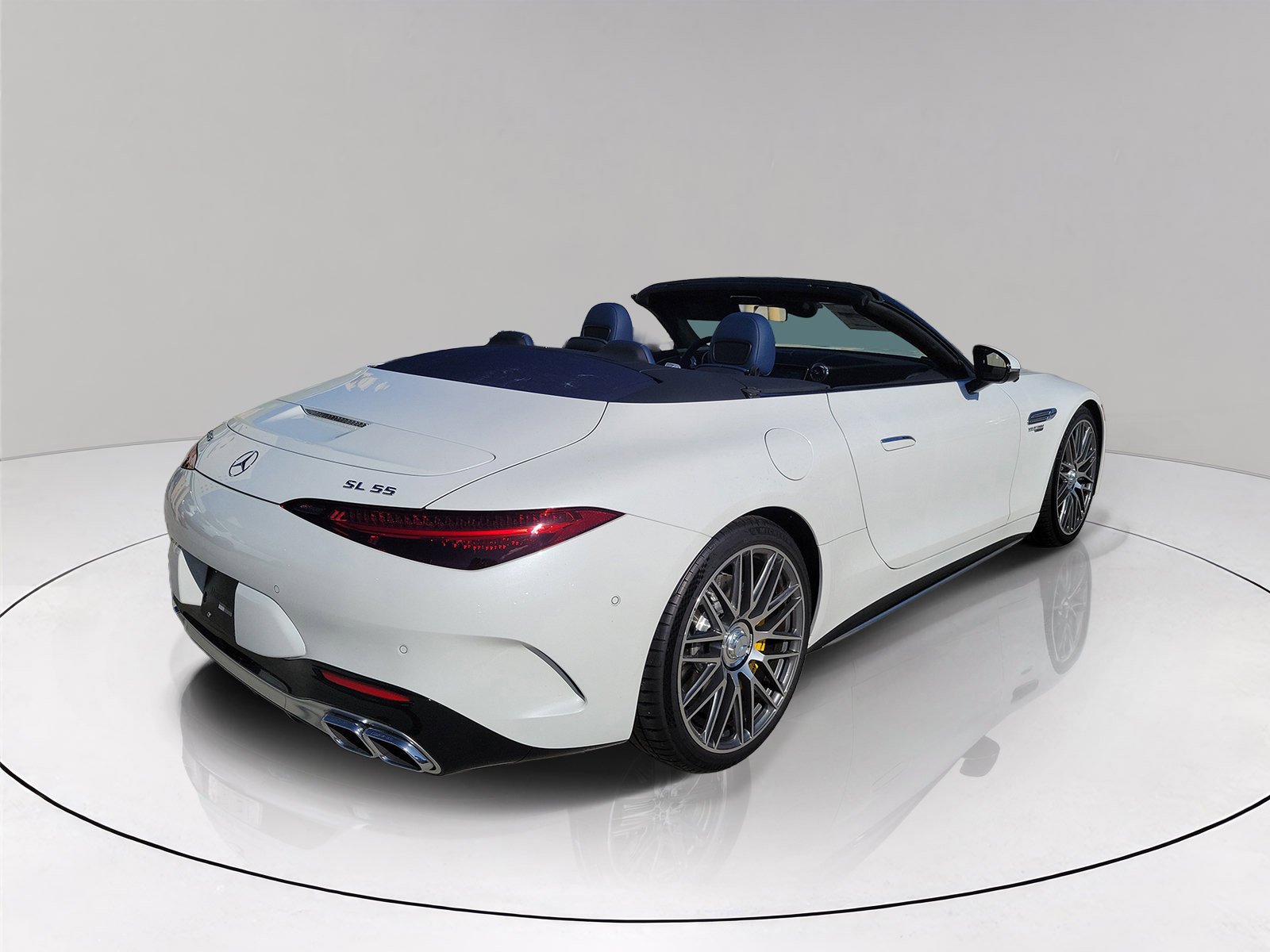 New 2027 MANUFAKTUR Moonlight White Metallic Mercedes-Benz AMG® SL 55 Roadster image 34