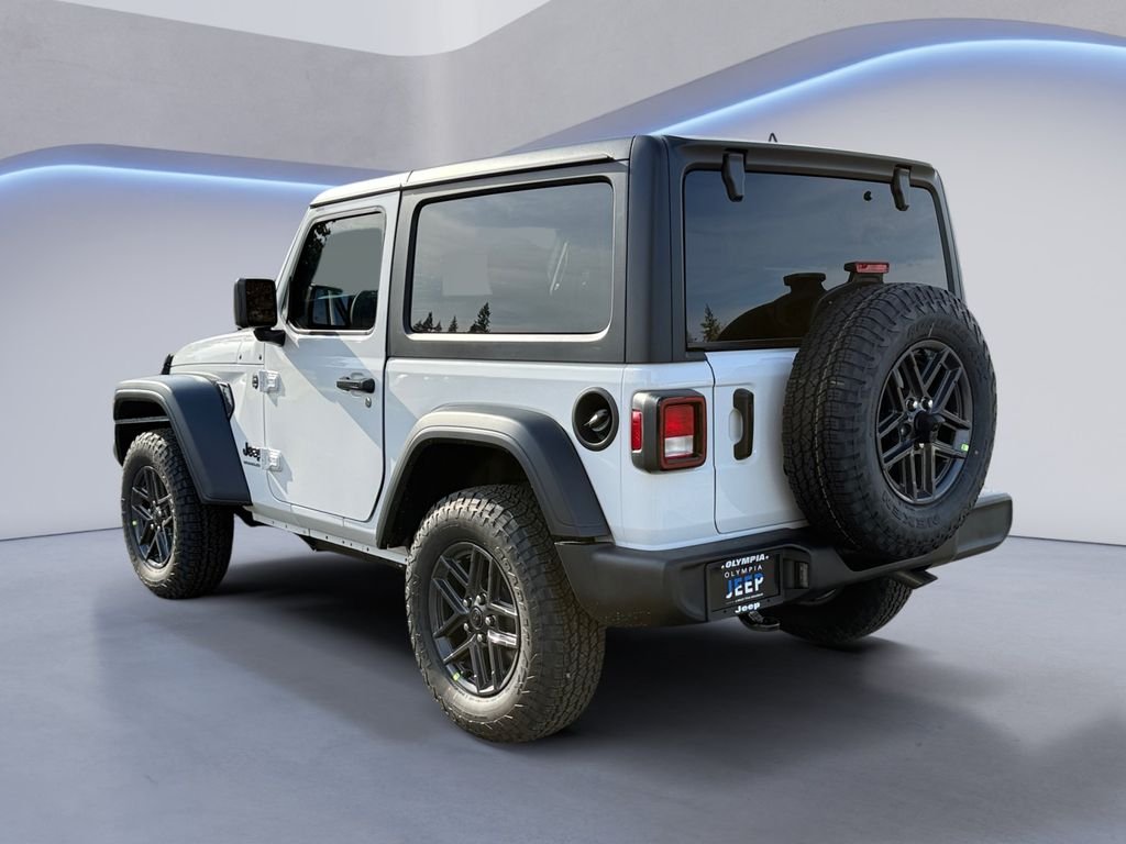 New 2026 Bright White Clear-Coat Exterior Paint Jeep Sport S image 3