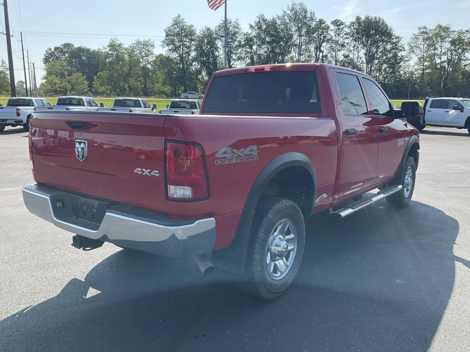 Used 2018 Flame Red Clearcoat Ram Tradesman image 6