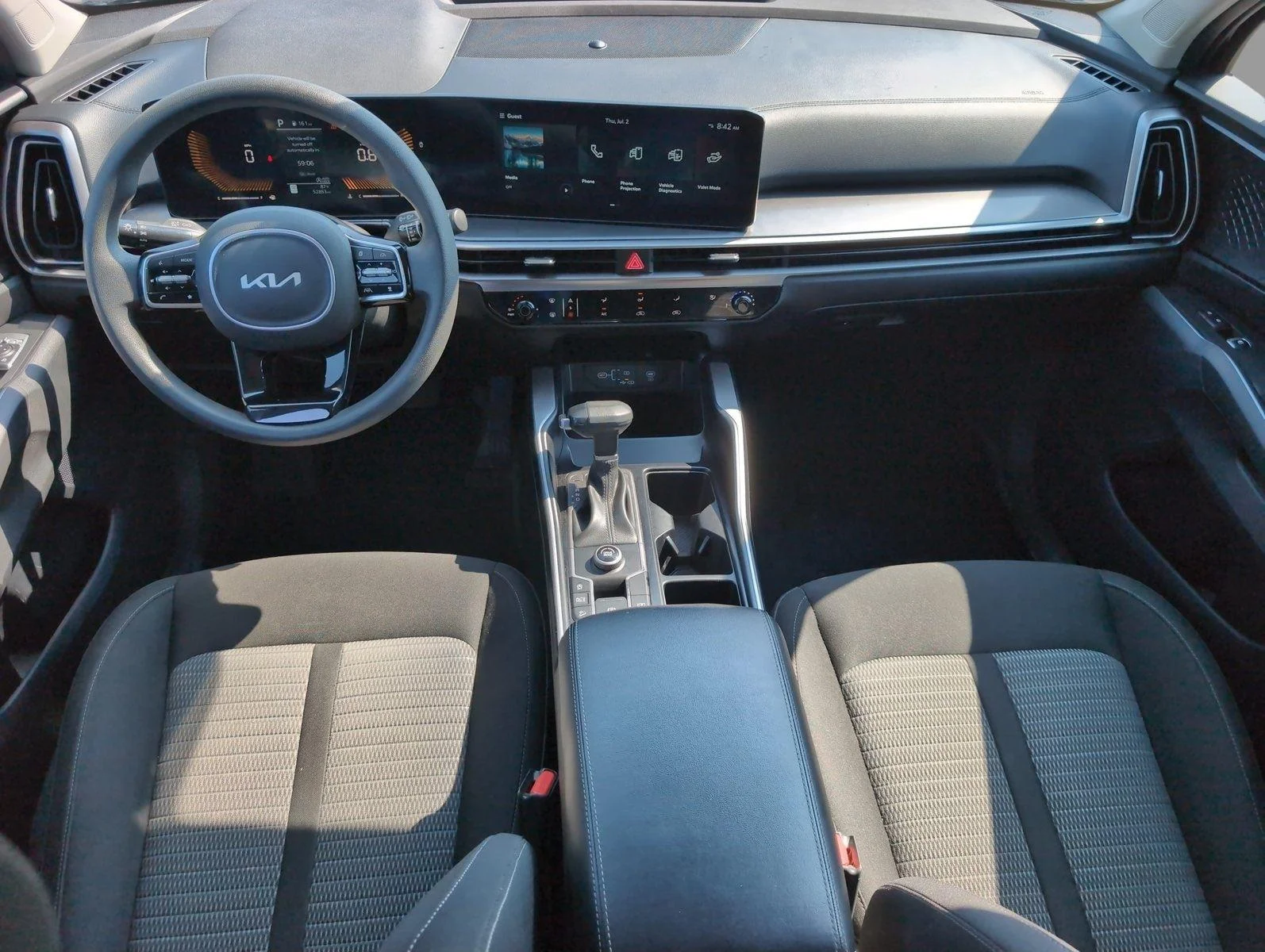 Used 2024 Ebony Black Kia LX image 34