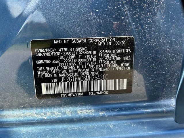 Used 2021 Blue Subaru Limited image 11