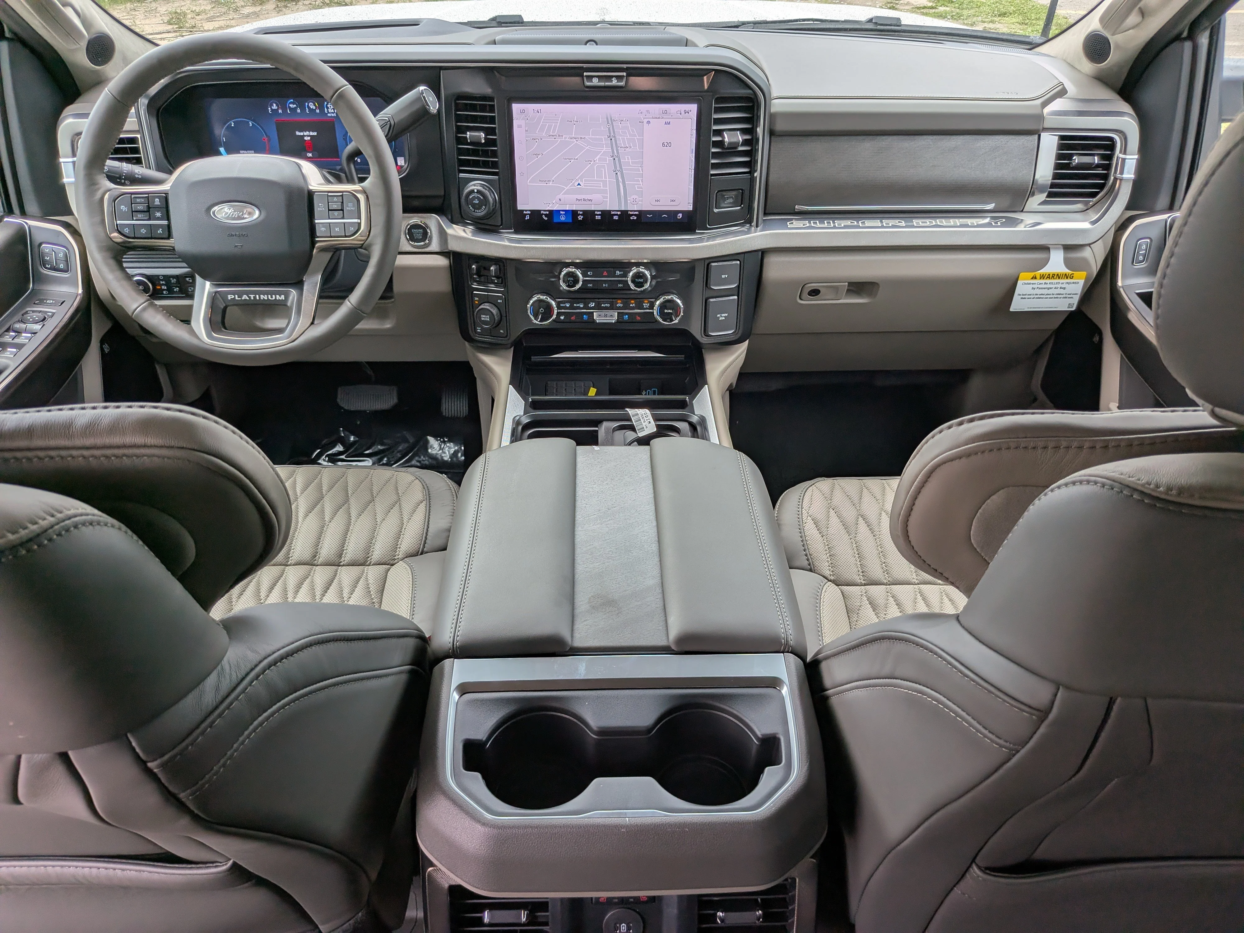 New 2026 Star White Metallic Tri-Coat Ford F-250® Platinum® image 13