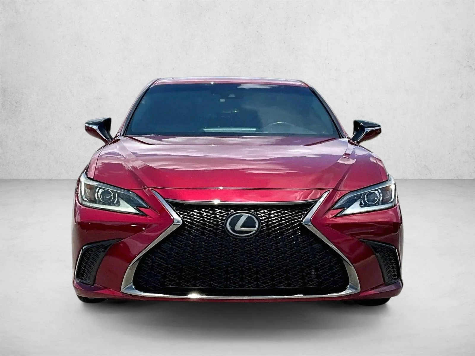 Used 2019 Red Lexus ES 350 F SPORT image 3