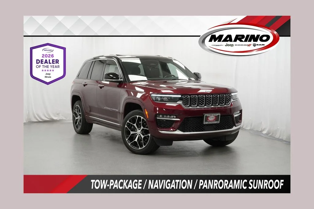 Used 2022 Red Jeep Summit Reserve 4xe image 1