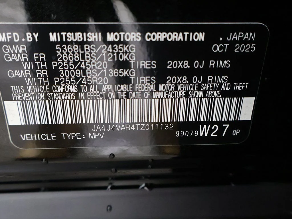 New 2026 Black Mitsubishi SE 1.5T S-AWC image 48