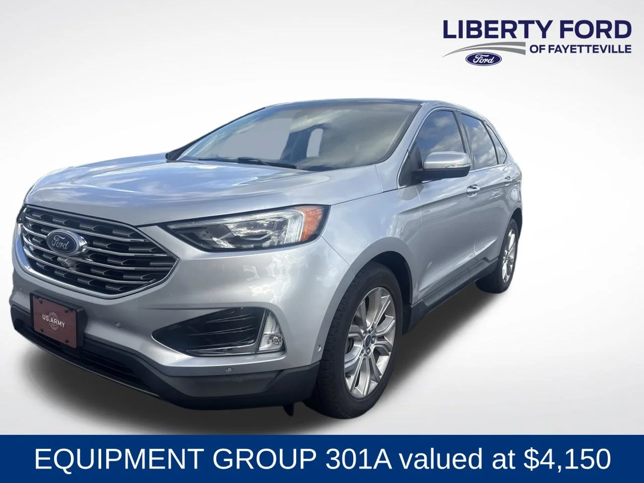 Used 2019 Ingot Silver Ford Titanium image 1