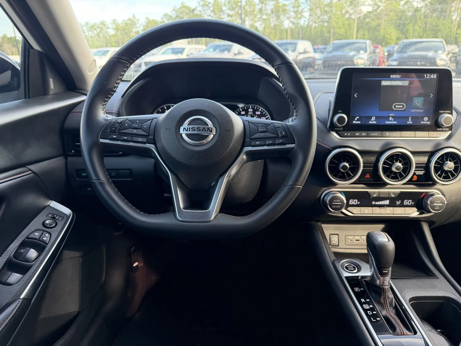 Used 2025 Aspen White/Super Black Nissan SR image 8