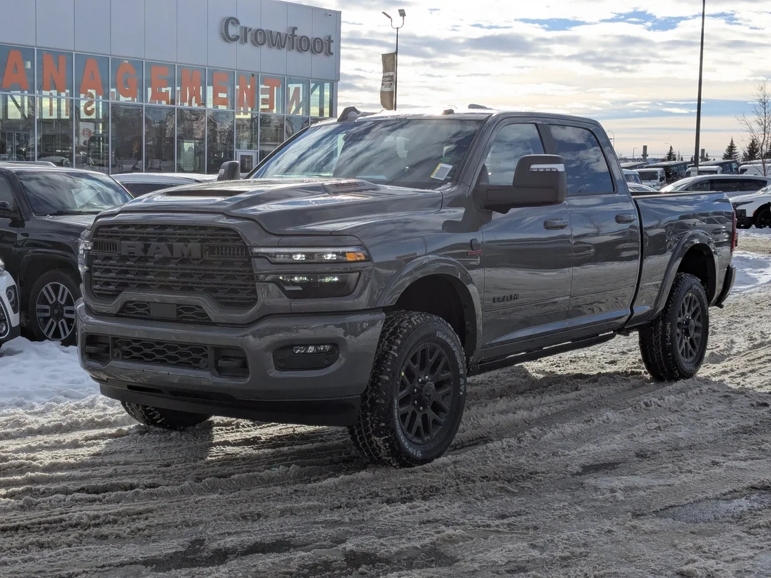 New 2026 Grey RAM Limited - - 4x4 - Night Edition - 5th W & Gooseneck Prep - Level 1 Equip & More! image 4