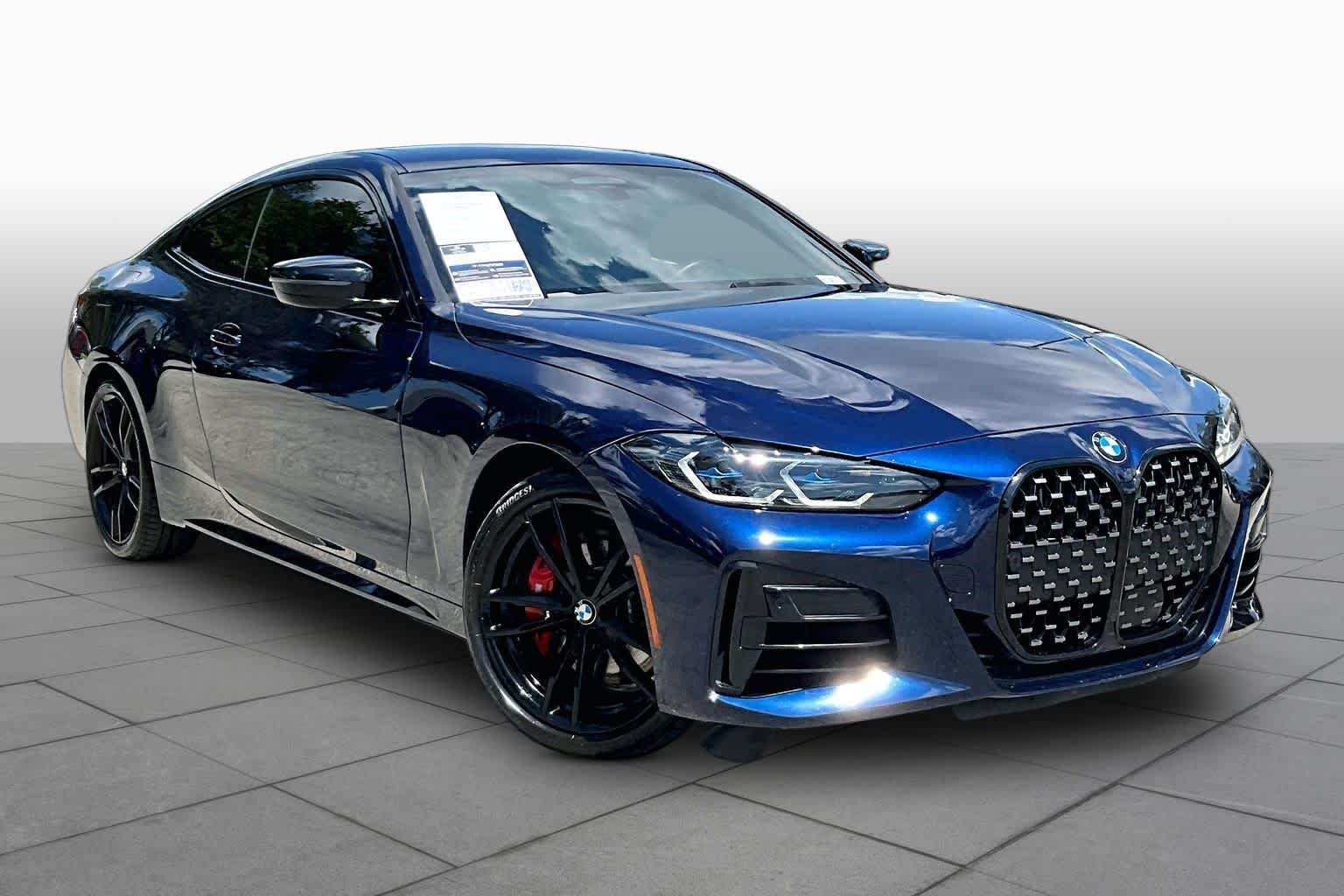 Used 2022 Tanzanite Blue II Metallic BMW M440i xDrive image 3
