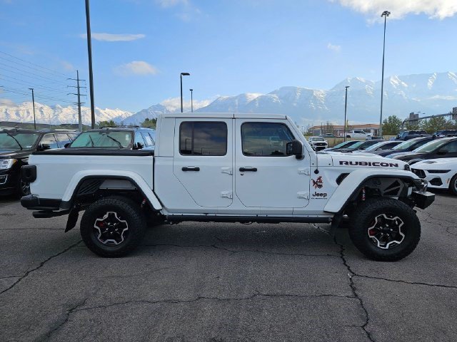 Used 2020 Bright White Clearcoat Jeep Rubicon image 2
