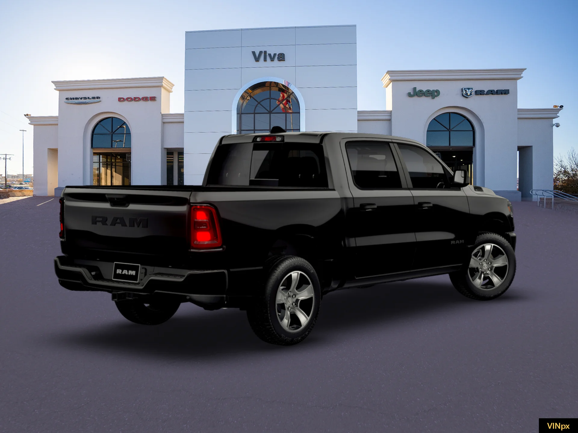 New 2026 Diamond Black Crystal Pearl-Coat Exterior Paint RAM  image 19
