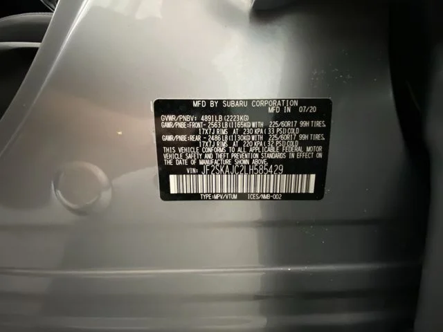 Used 2020 Silver Subaru Premium image 27