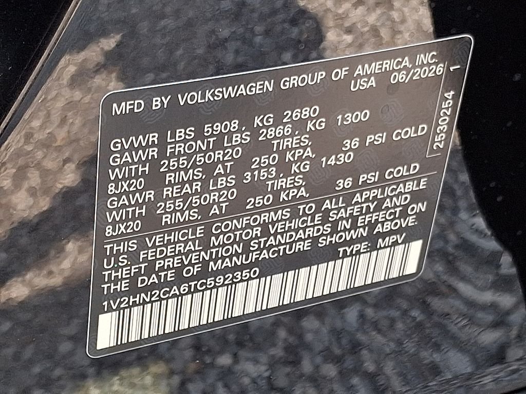 New 2026 Black Volkswagen SE w/Technology image 12