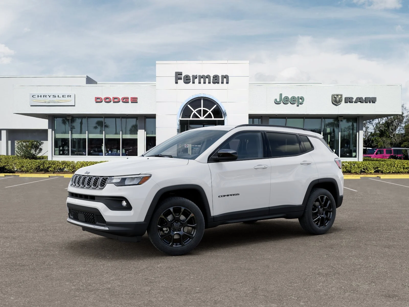 New 2026 Bright White Clear-Coat Exterior Paint Jeep Latitude image 34