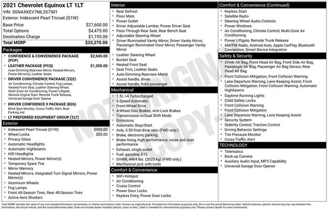 2021 Chevrolet Equinox LT