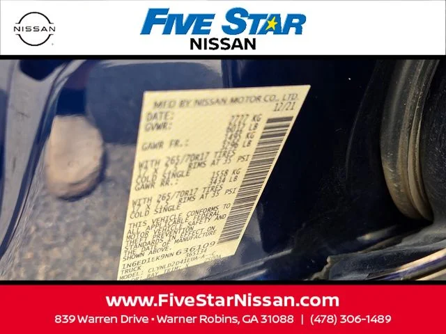 Used 2022 Blue Nissan PRO-4X image 18