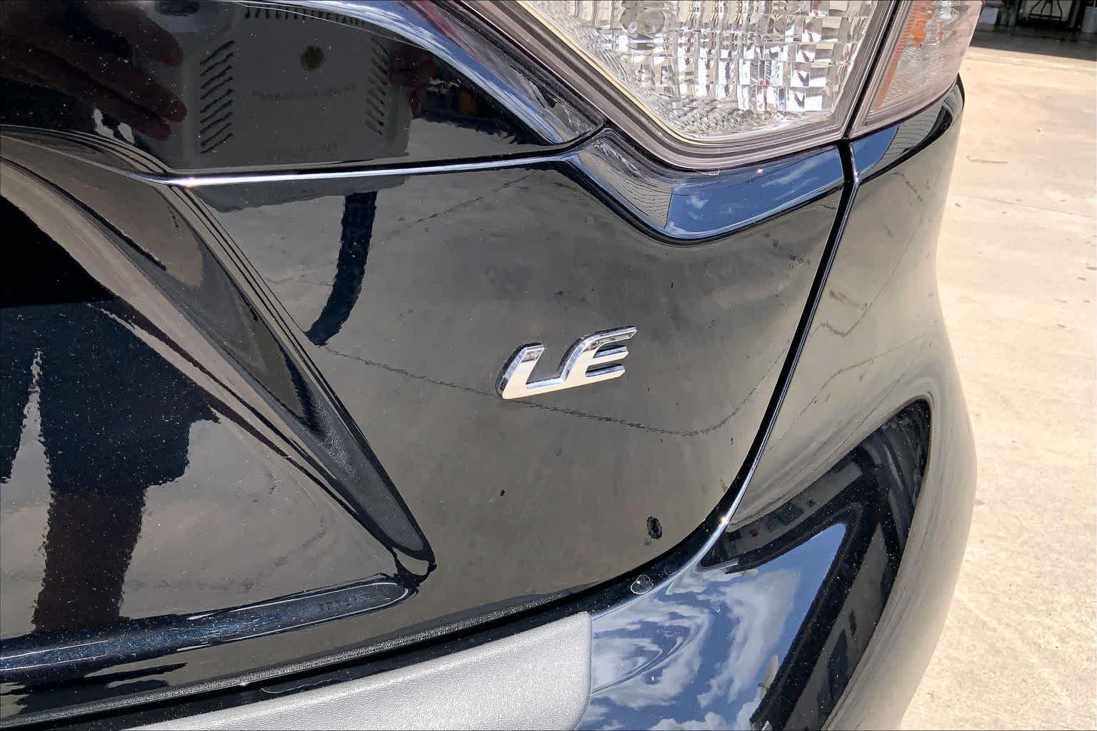 Used 2025 Midnight Black Metallic Toyota LE image 10