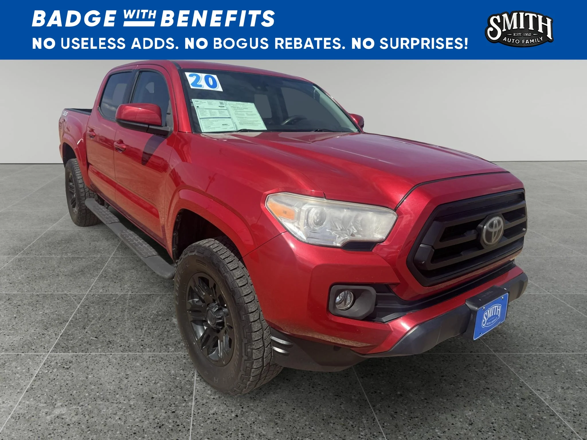 Used 2020 Barcelona Red Metallic Toyota SR image 1