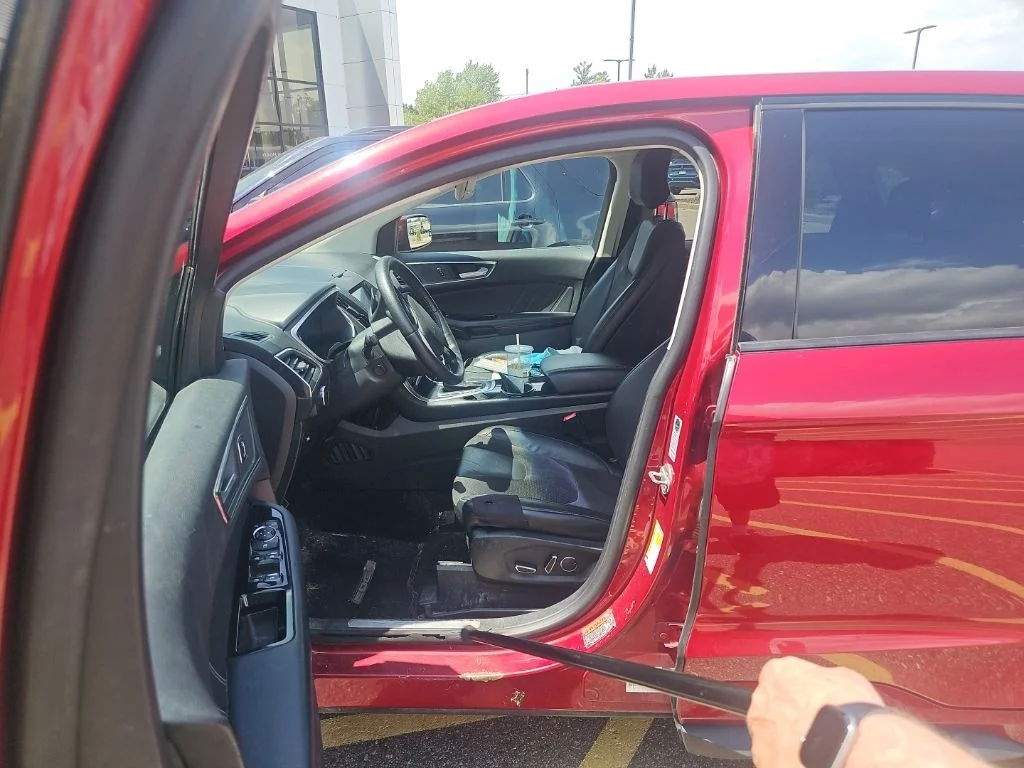 Used 2018 Ruby Red Metallic Tinted Clearcoat Ford Sport image 3