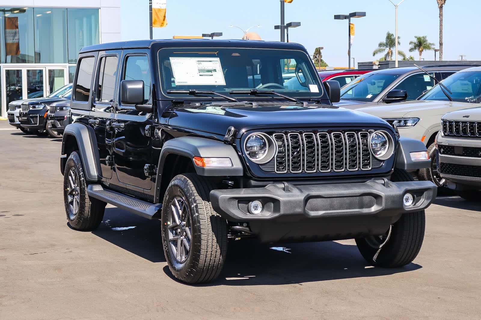 New 2027 Black Clear-Coat Paint Jeep Sport S image 3