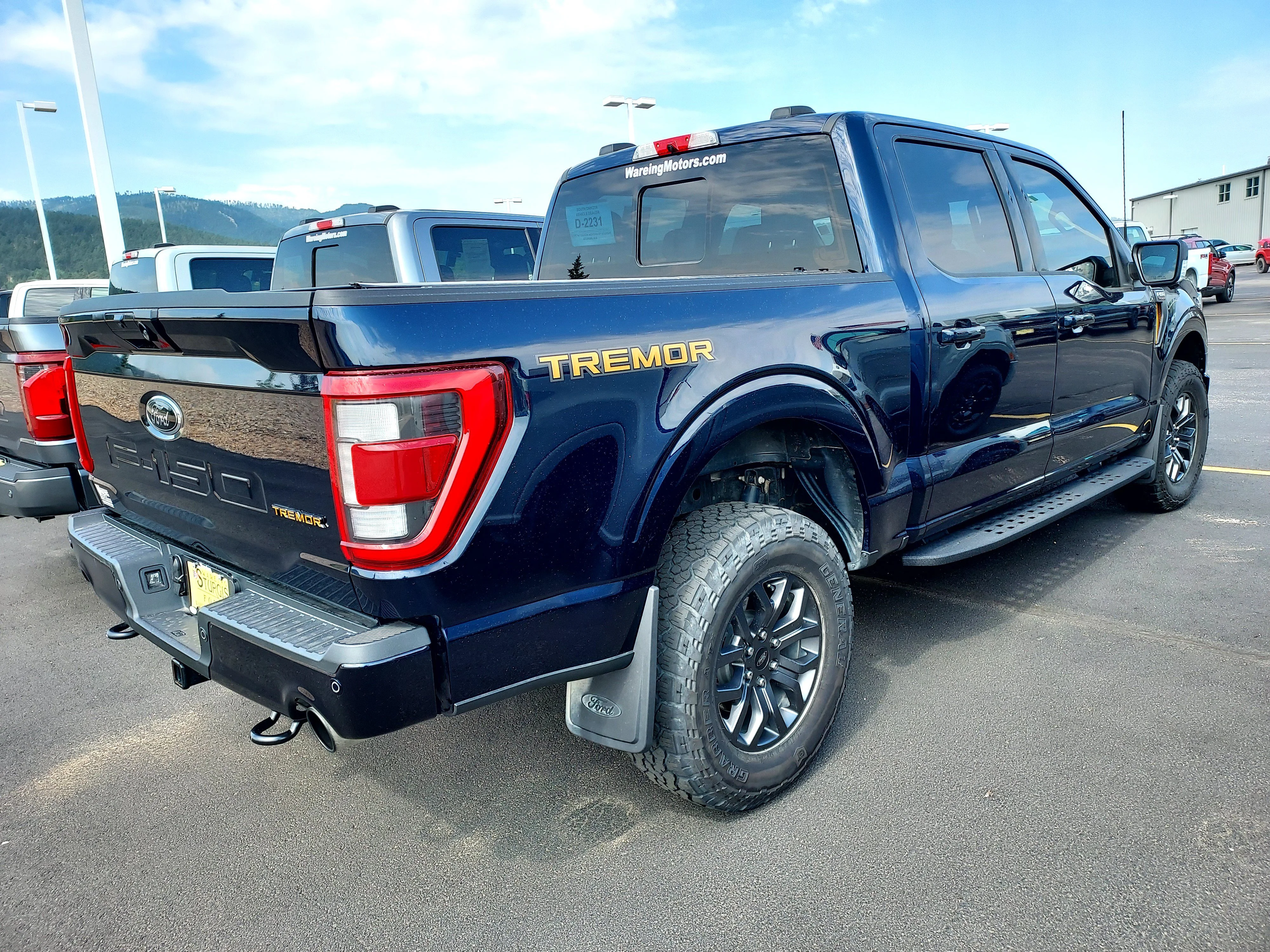 Used 2022 Antimatter Blue Metallic Ford Tremor image 9