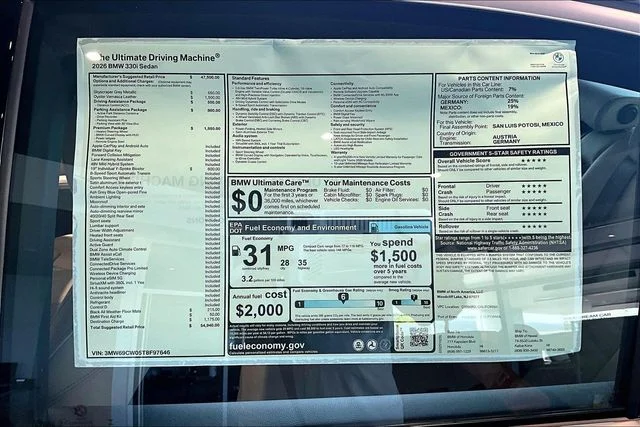 2026 BMW 3 Series 330i - Photo 14